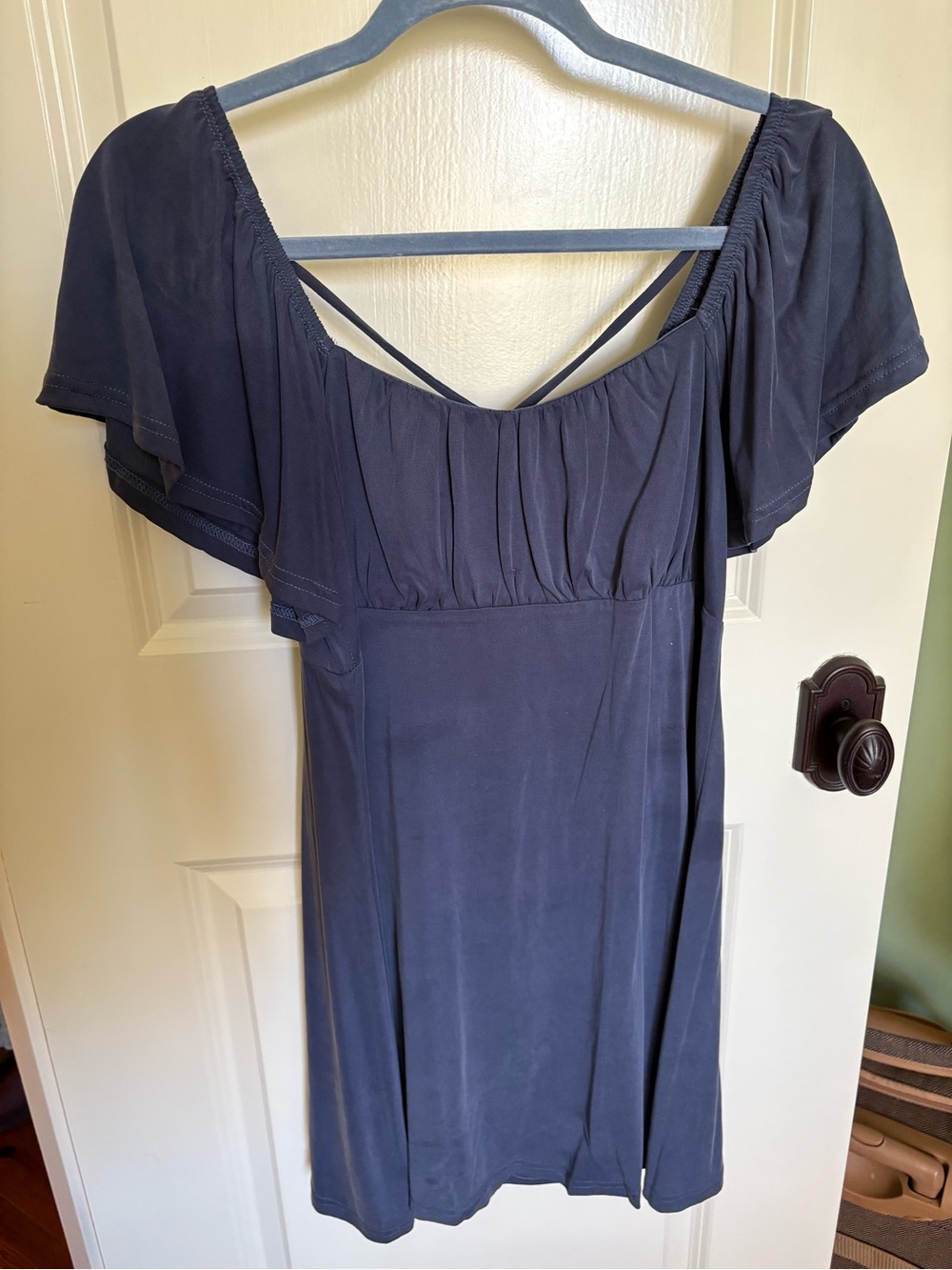 Francesca’s • Flutter-Sleeve Dress